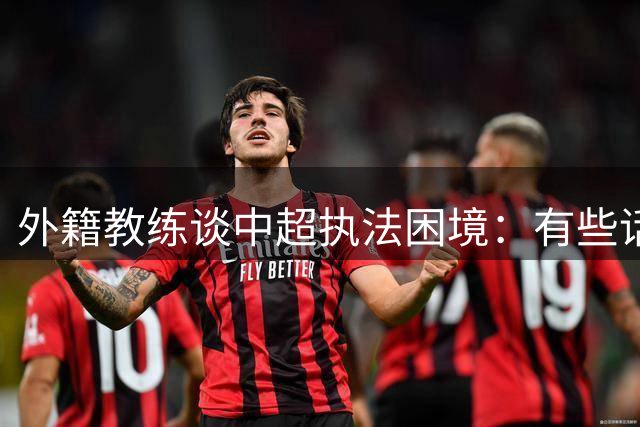 外籍教练谈中超执法困境：有些话不能说 来华前已被告知风险